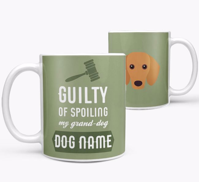 Guilty Grandpa: Personalized {breedCommonName} Mug